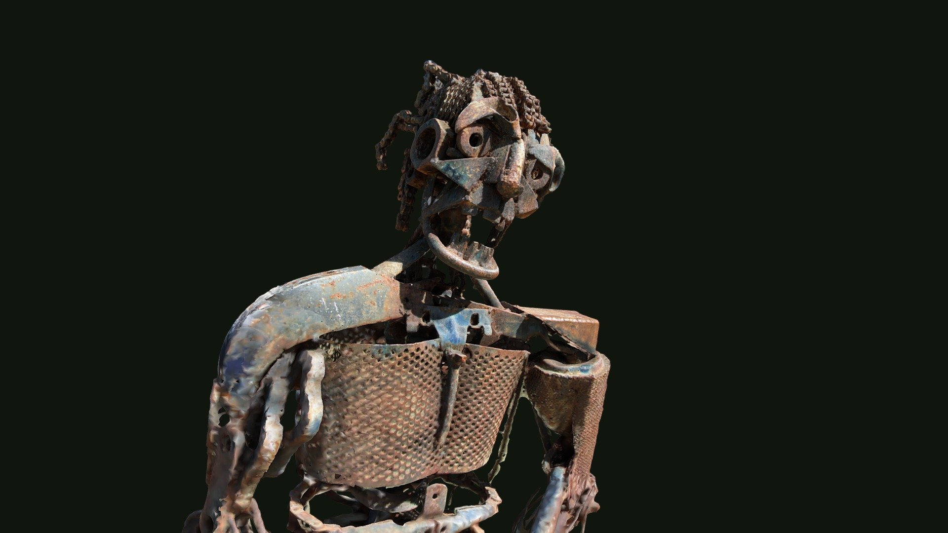 Villa Maria Metal Sculpture