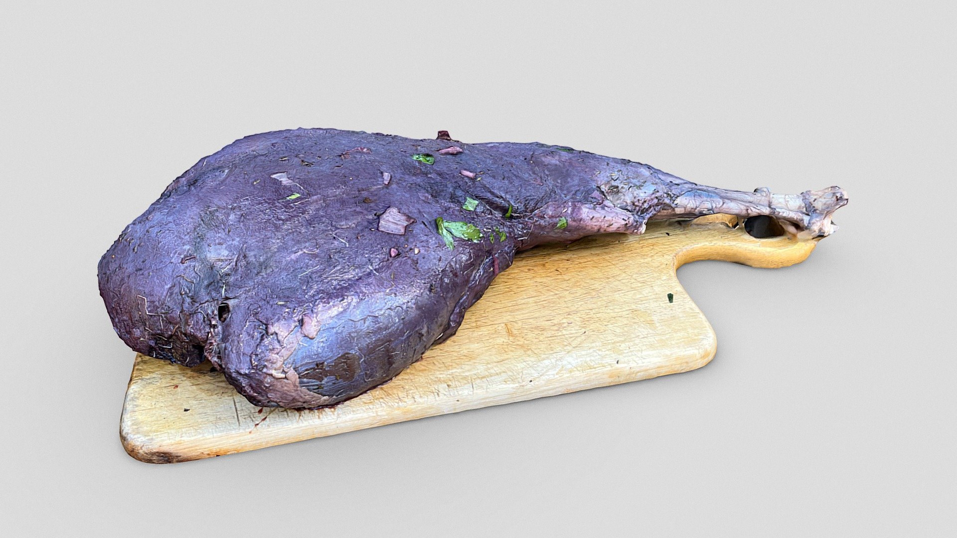 Day 291: Marinated deer leg - 1scanaday