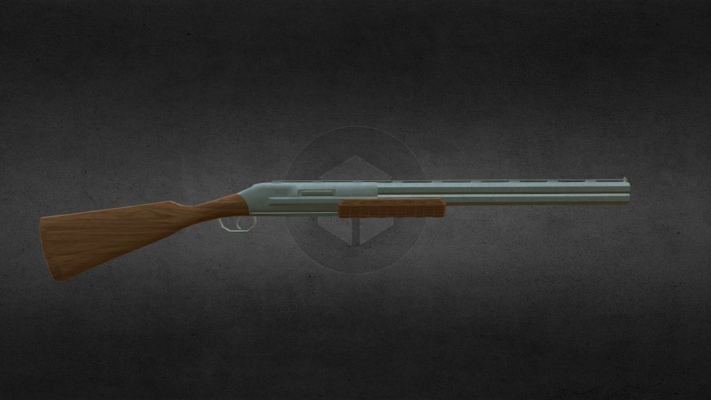 Over Under Shot Gun - 3D model by Hella Decent (@HellaDecent) [897a6ad ...