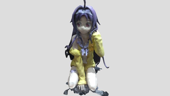 Sentada Amarilla 3D Model