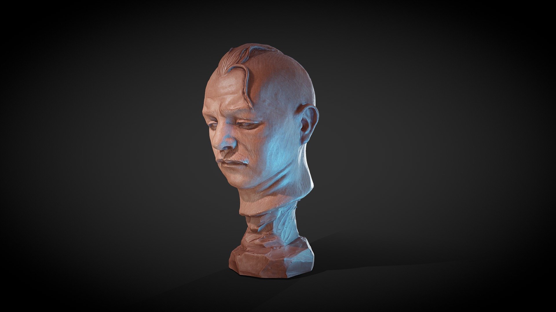 Clay_self-portrait - 3D model by YURII KYSHYNSKYI (@irokezzz) [897aa58 ...