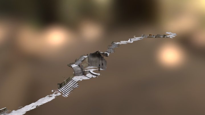 Ulvetrappa 3D Model