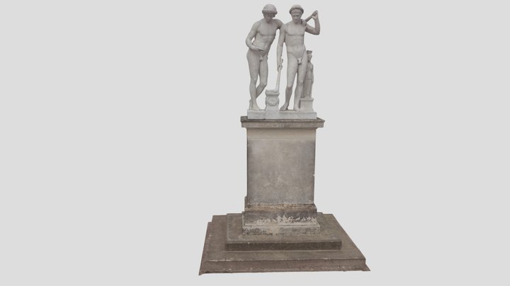 Ildefonso-Gruppe Park Sanssouci Potsdam 3D Model