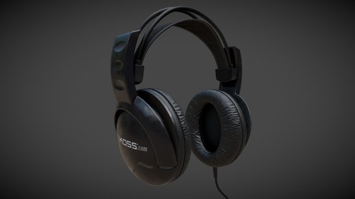 Headphones KOSS UR-20 3D Model