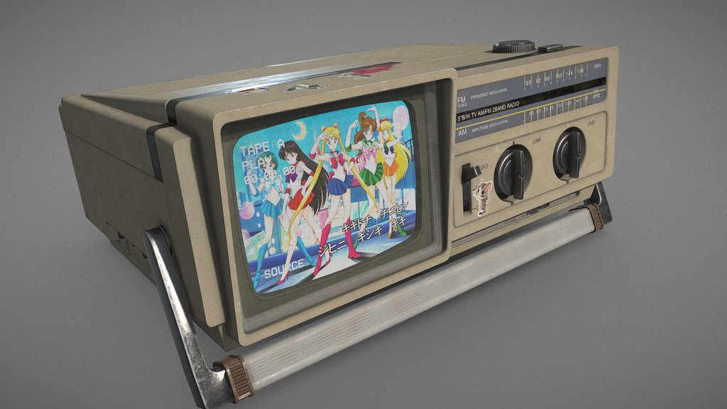 Vintage 1984 Samsung BT-123AJ Portable 5" (2K)