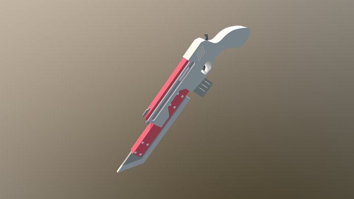 gun blade 3D Model