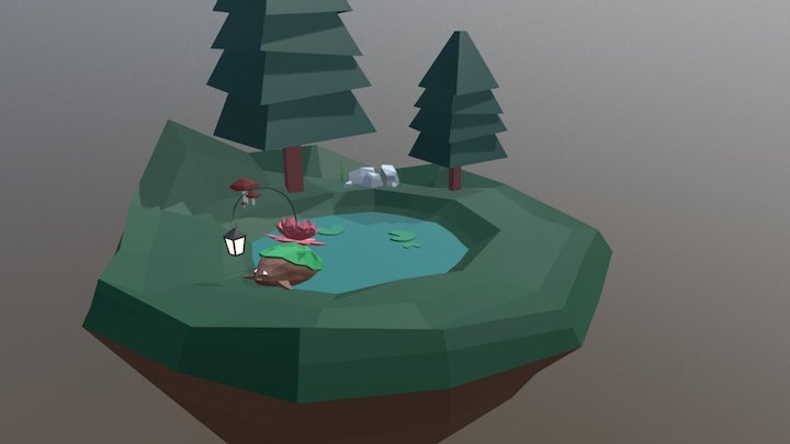 Monster Garden 3D Model