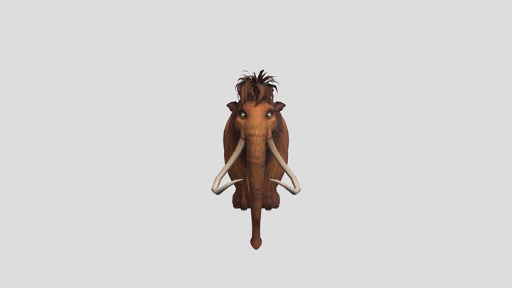 Wii - Ice Age Dawn Of The Dinosaurs - Ellie 3D Model