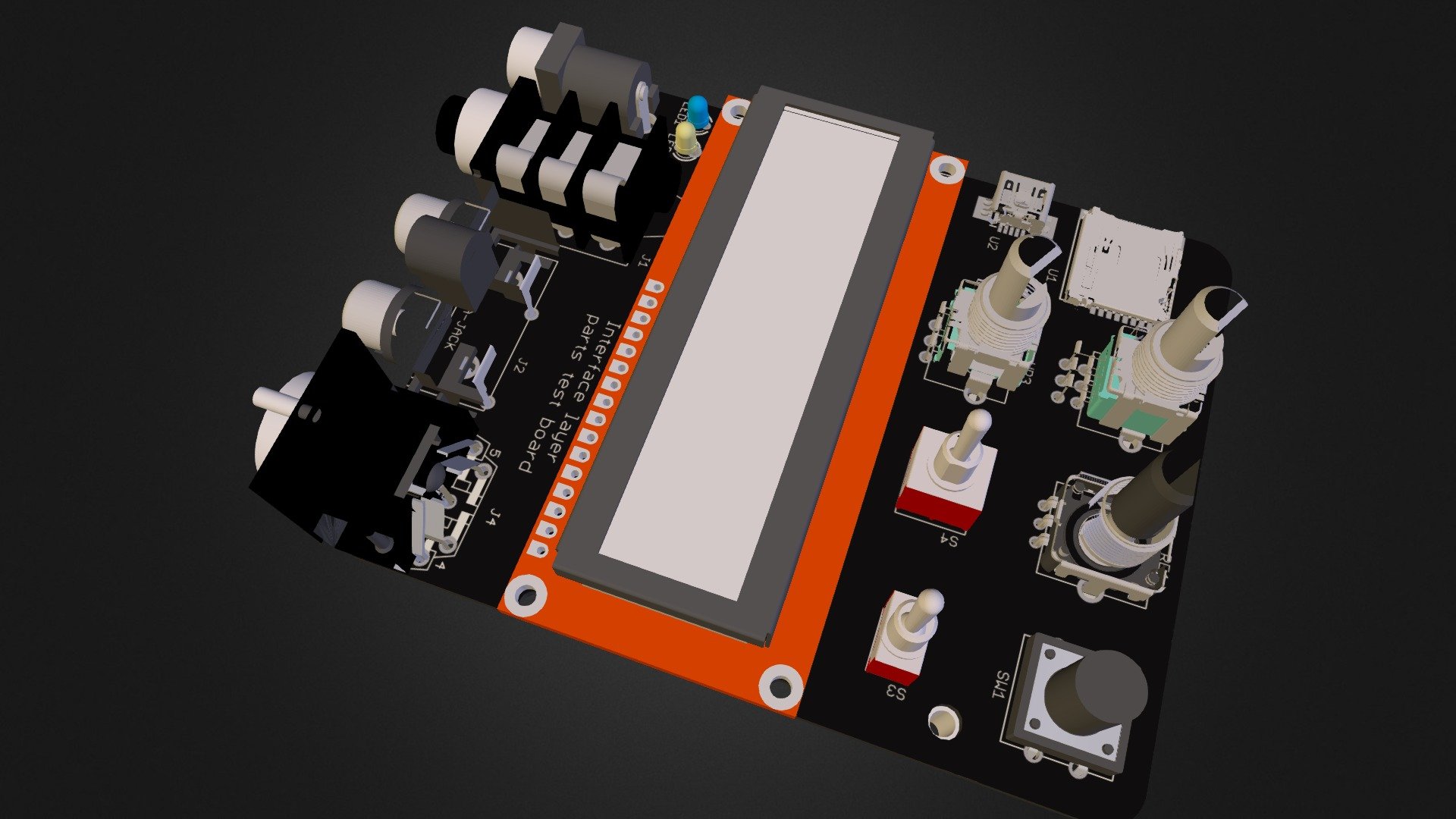 interface board 3D model by __yamadanalog__ (TatsuyaYamada) [897ffe7] Sketchfab