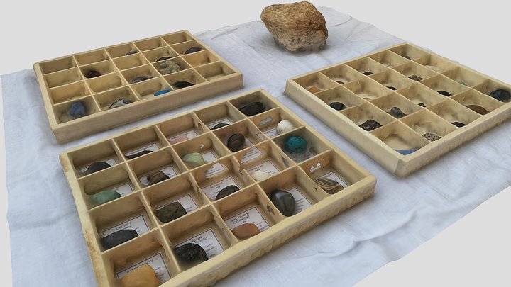 Mineral rock collection | #KnollingScanChallenge – Modello 3D gratuito STL