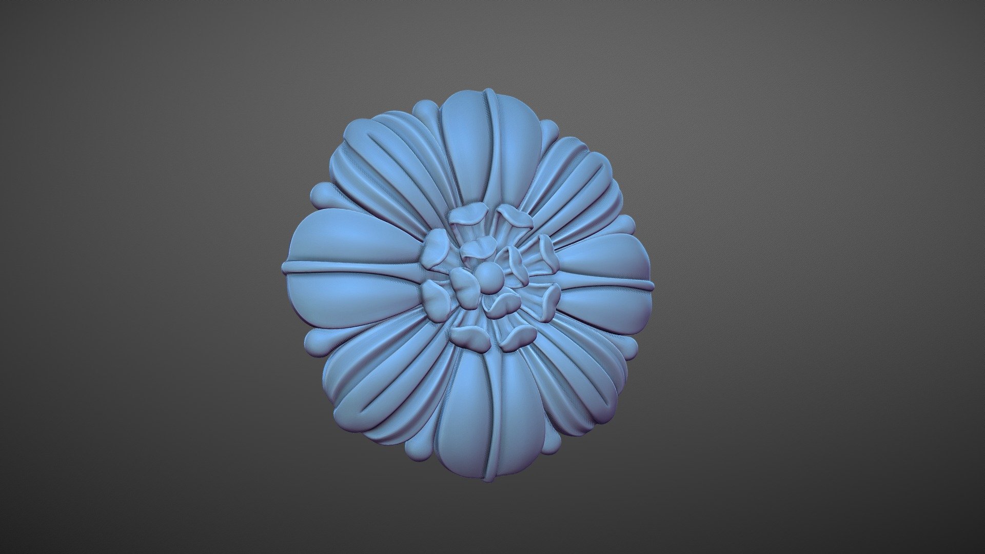 Carved rosette