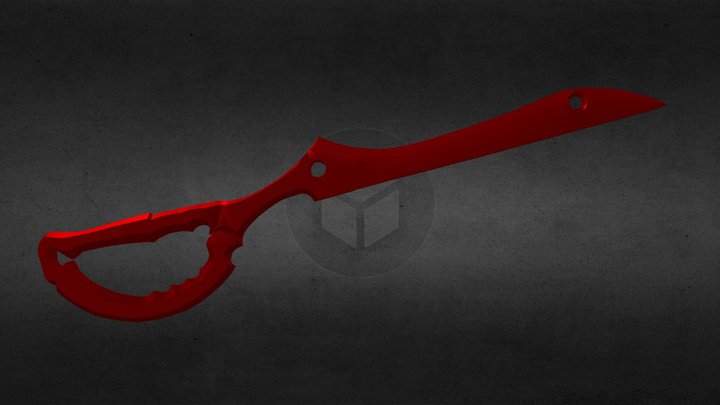 Kill la Kill Scissor Blade 3D Model
