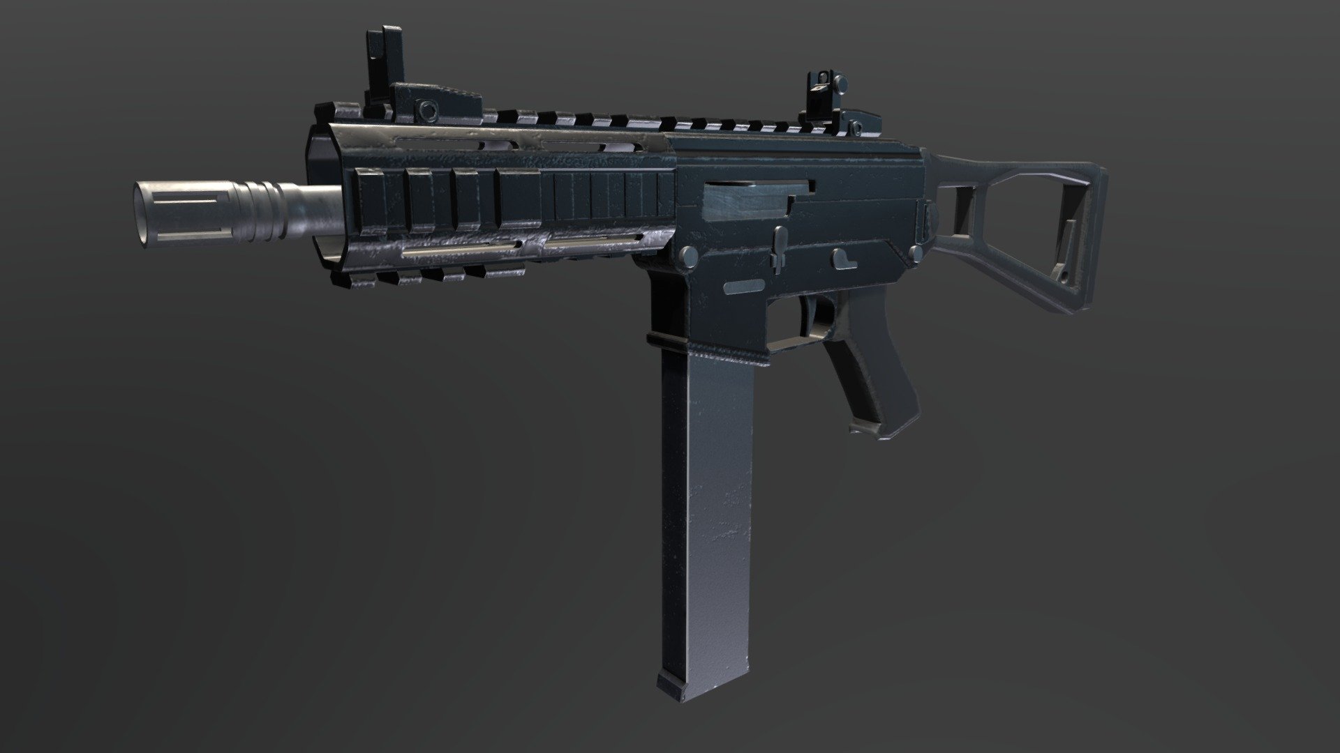 Custom SMG - 3D model by ROTFLOL (@rotfloldude) [89827ae] - Sketchfab