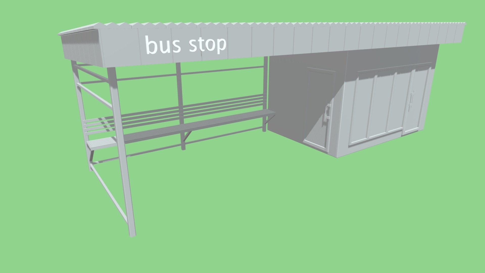 Bus Stop - Download Free 3D model by Vladyslav Holhanov (@vladicom08 ...
