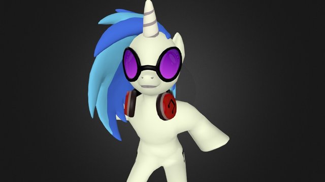 Vinyl Scratch 3D Model