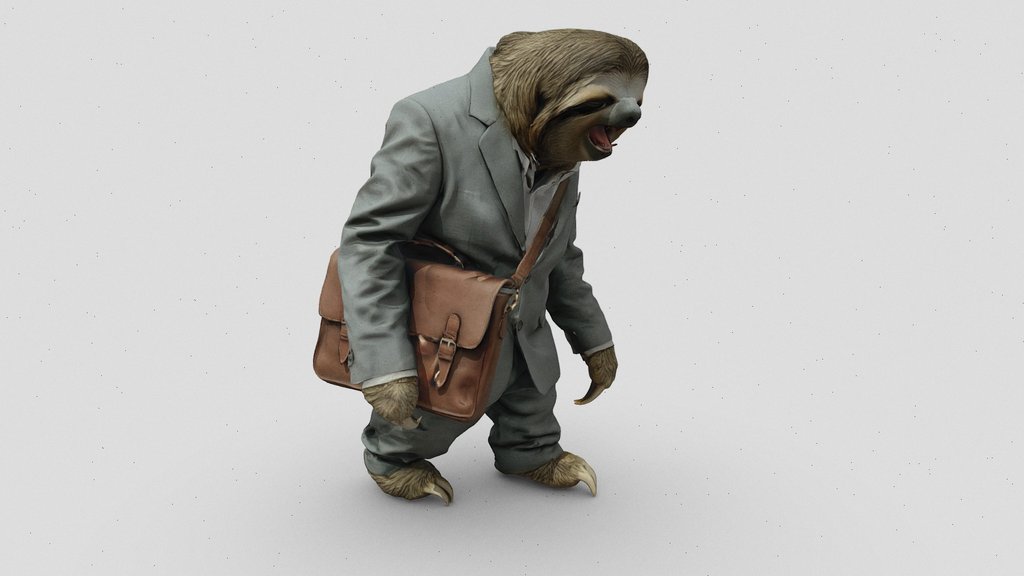 The Lazy Animal going to work
