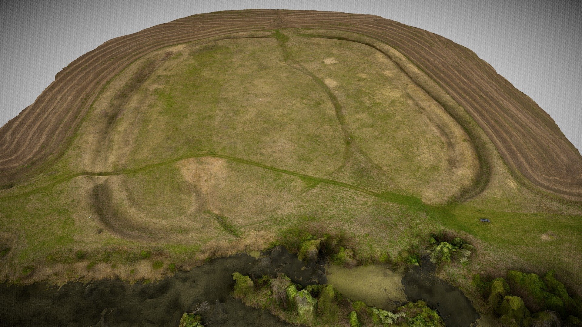 Зеленовское городище. Предволжье РТ. — Sketchfab embed 3D viewer