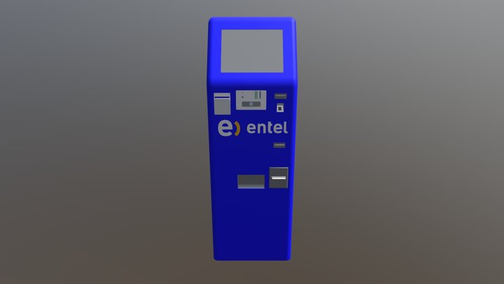 Dispensador SIM Card Entel 3D Model