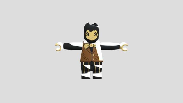 Lego Vest Bendy Bendy and the Dark Revival 3D Model