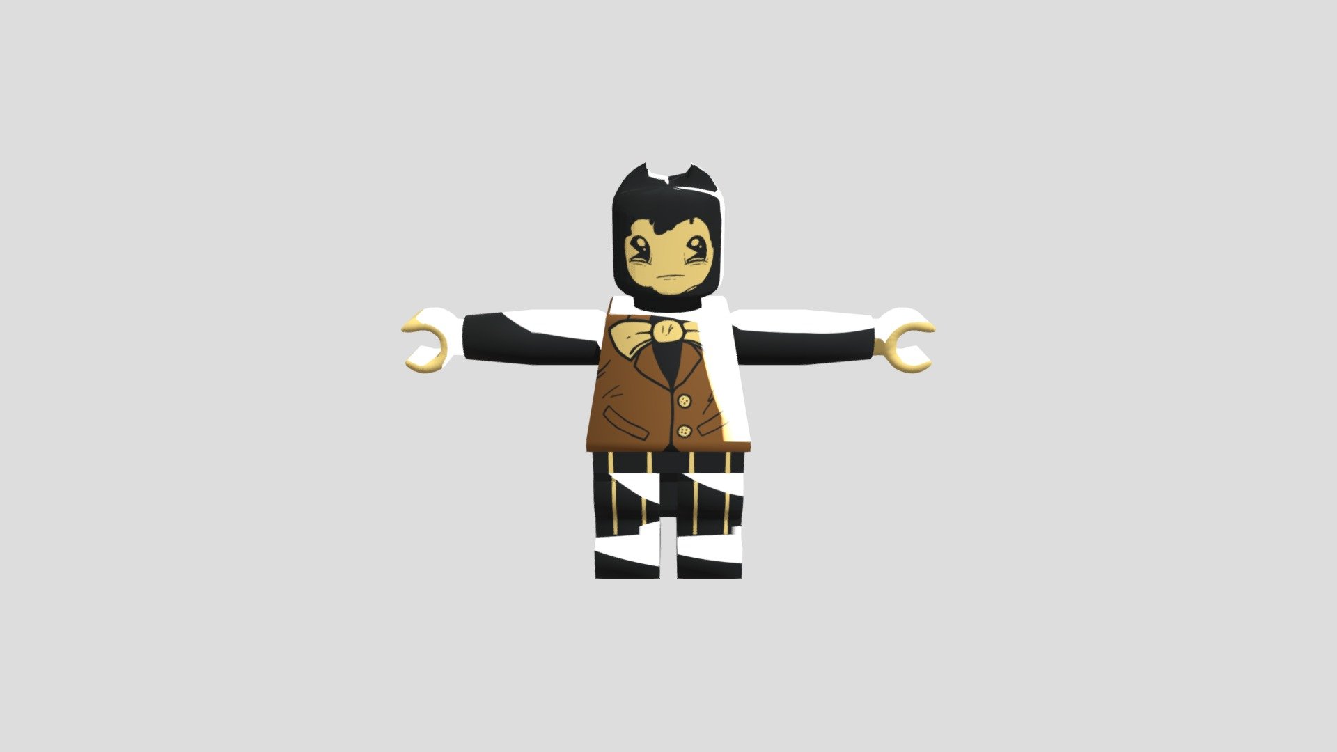 Lego Vest Bendy Bendy and the Dark Revival - Download Free 3D model by ...