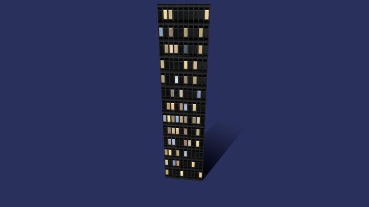 skyscraper number 2 3D Model