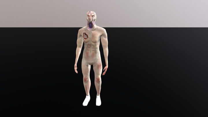 ITCHING ANIM 3D Model