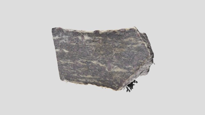 Diamond-bearing grt-ky gneiss western Norway 3D Model