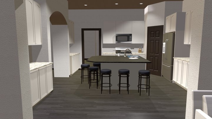 Kitchen - V10 3D Model