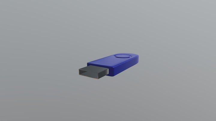 USB Fleshka 3D Model