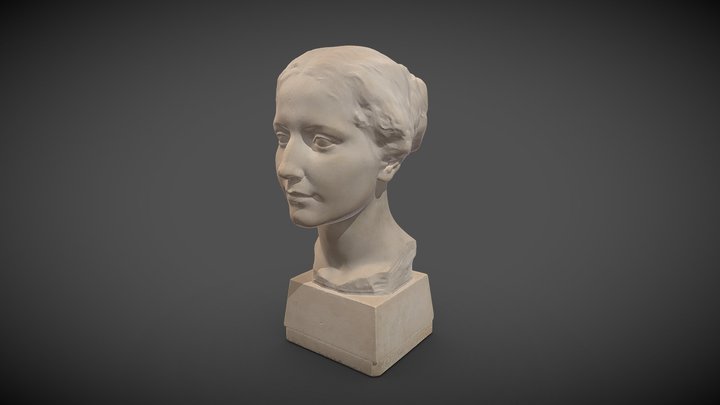 Portrait de jeune femme 3D Model