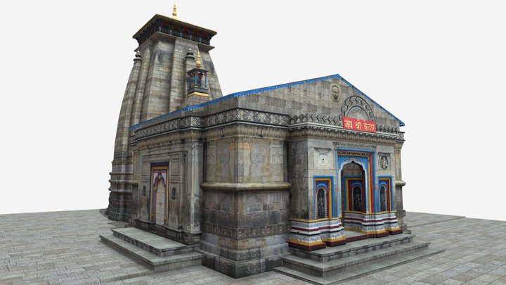 Kedarnath Mandir 3D Model