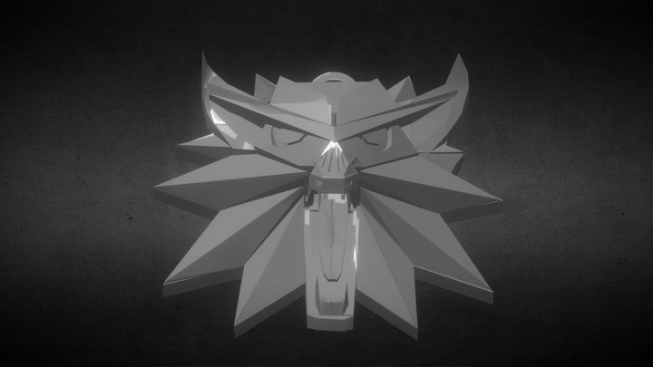 Witcher 3 Medallion ver 2 3D Model