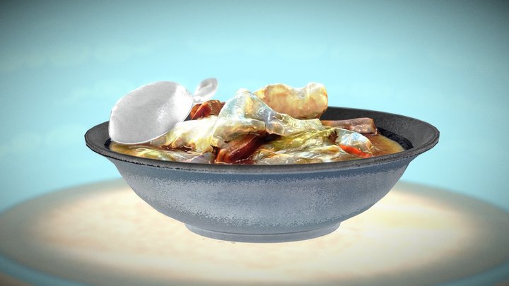 ~~ seafood assorted soup 海鮮什錦羹 ~~  シーフード盛り合 羹 ~~ 3D Model