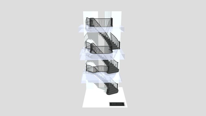 Staircase 22: Beech Hill / Hadley Wood 3D Model