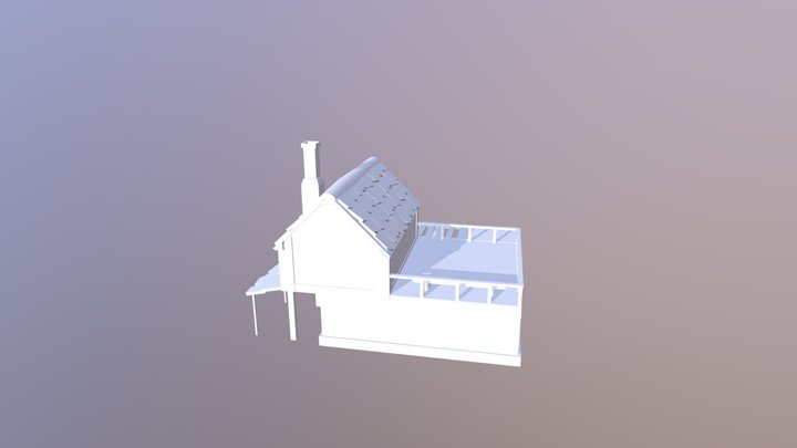 Casa Con Azotea 3D Model