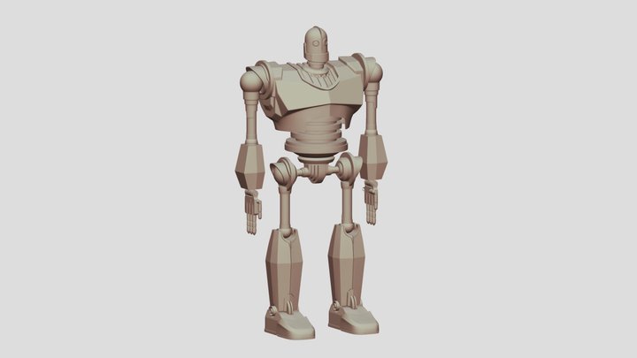 Iron Giant 3D Model