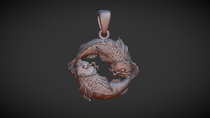 Pendant 009 Sketchfab 3D Model