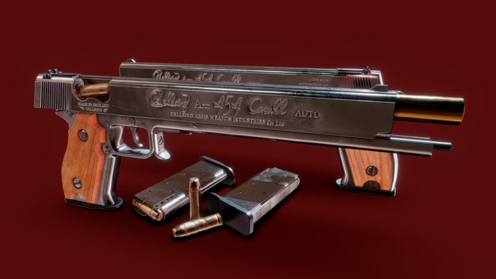 Hellsing 454 Casull 3D Model