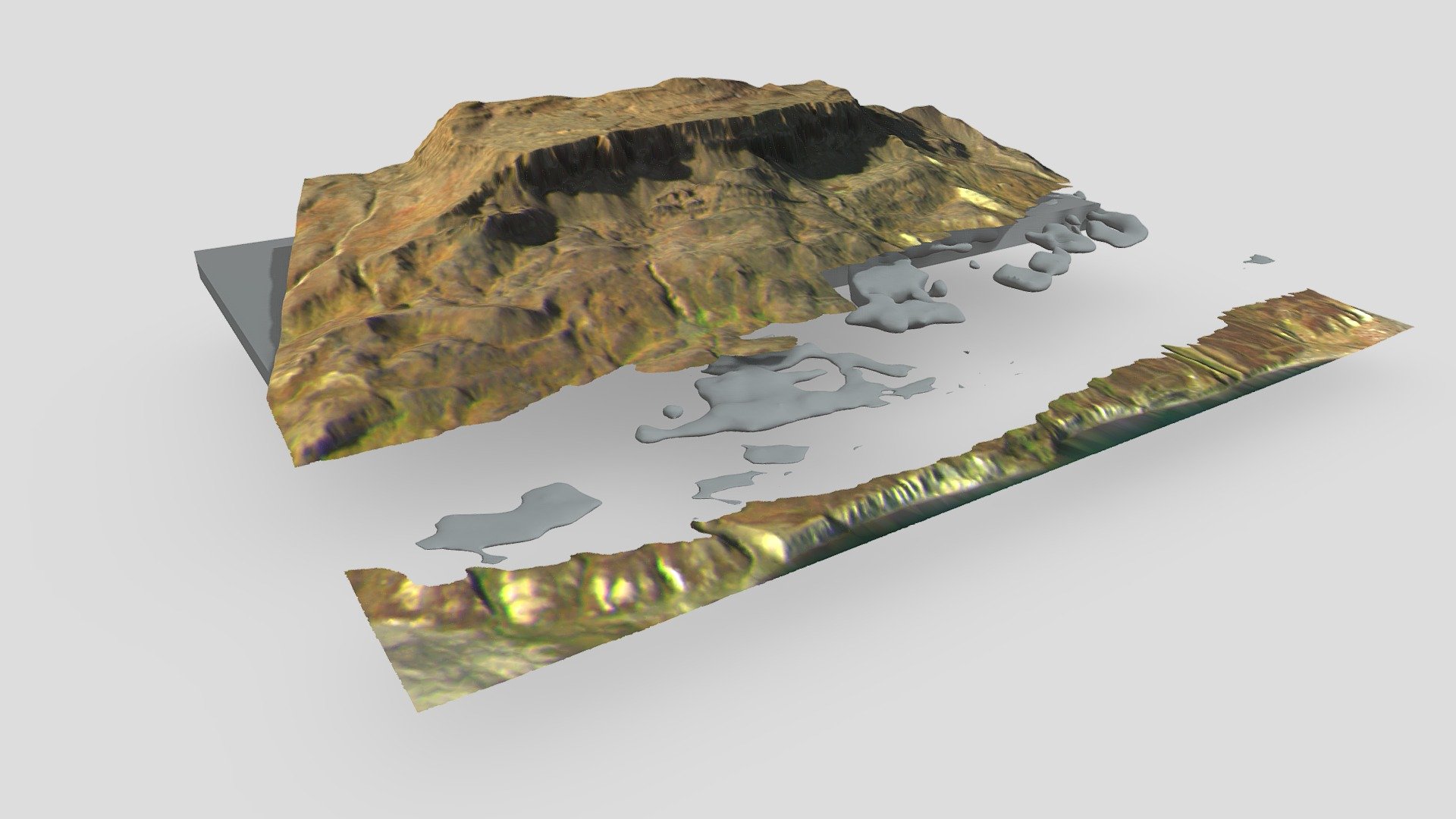 3D model for exploration at Qullissat, Disko