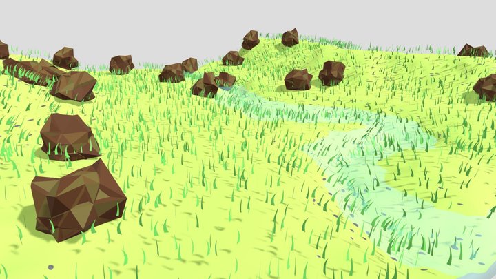 River 3D Model