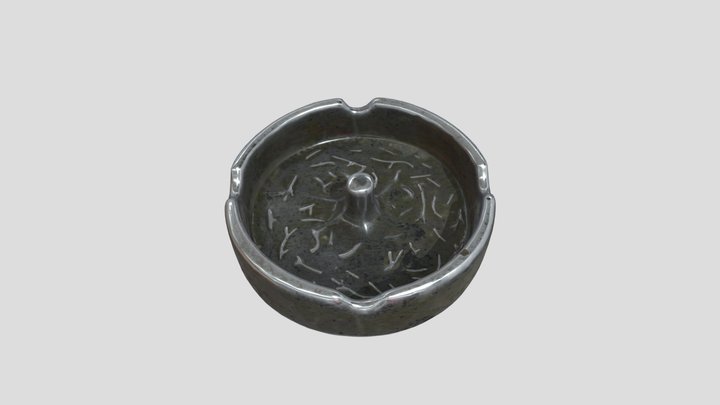 Ashtray-stump – Gratis 3D-model STL