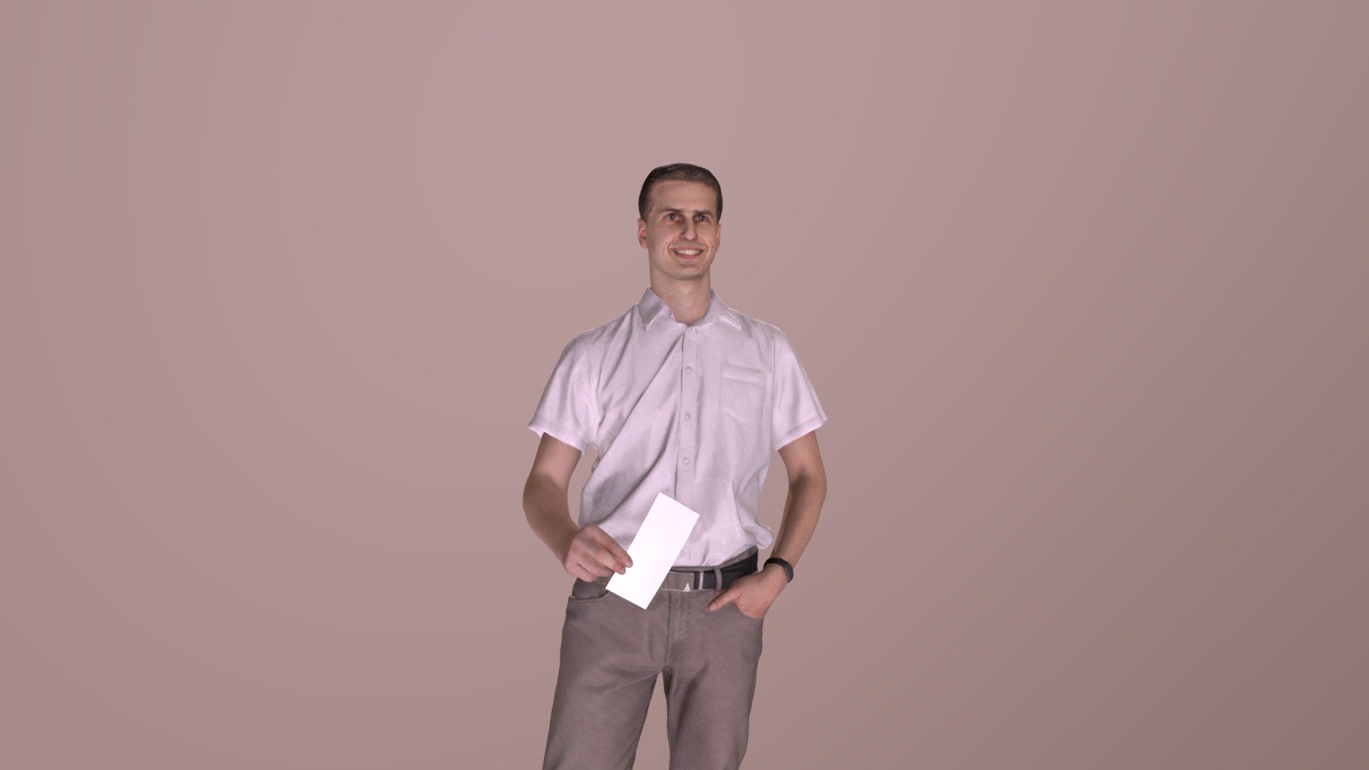 Casual Man Shirt Radim Handing Ticket