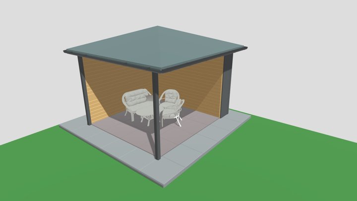 besedka 3D Model
