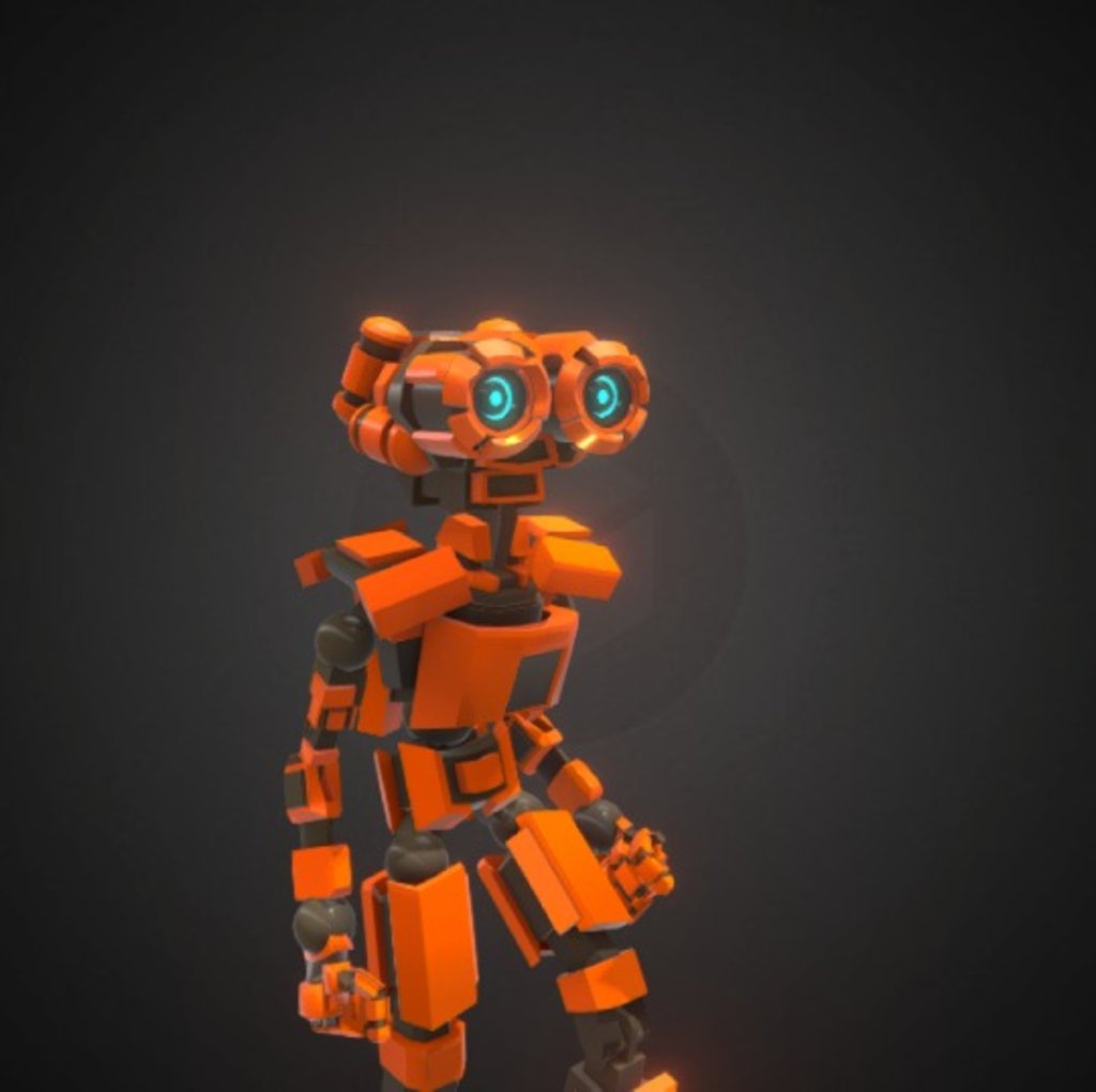 Animated humanoid robot - Download Free 3D model by pinguinoconpulgares  (@pinguinoconpulgares) [8993602]