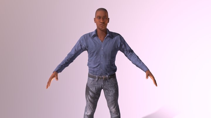 Generic human male FREE 3D MODEL 3D Model