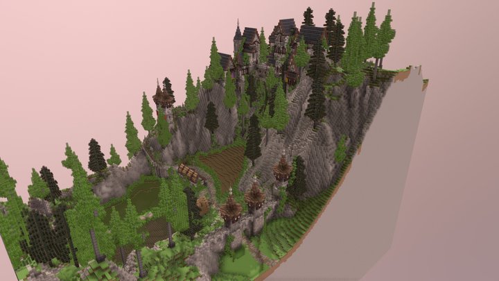 Minecraft Castle - Download Free 3D model by patrix (@patrix) [4b63724]