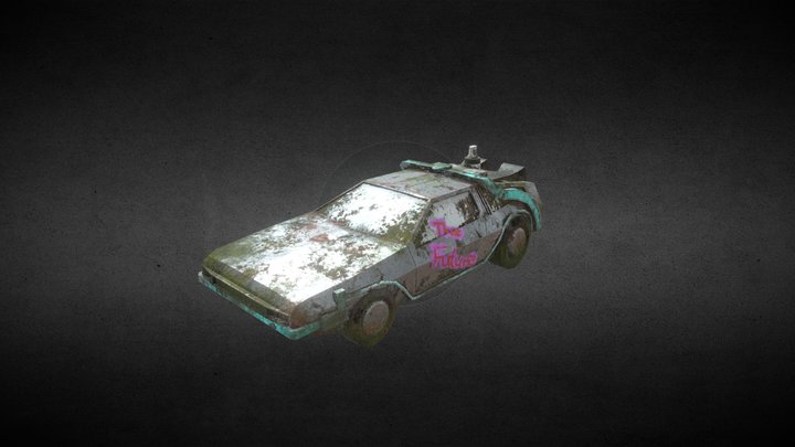 Delorean_junkyard 3D Model