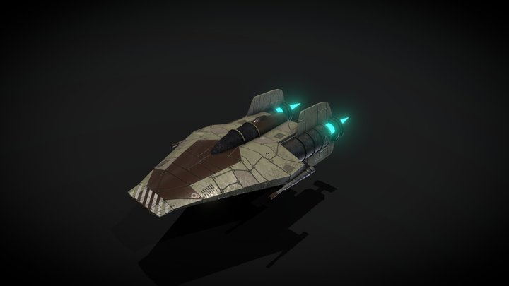 A-Wing 3D Model