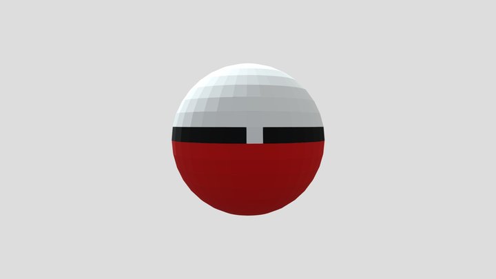 Pokeball 3D Model
