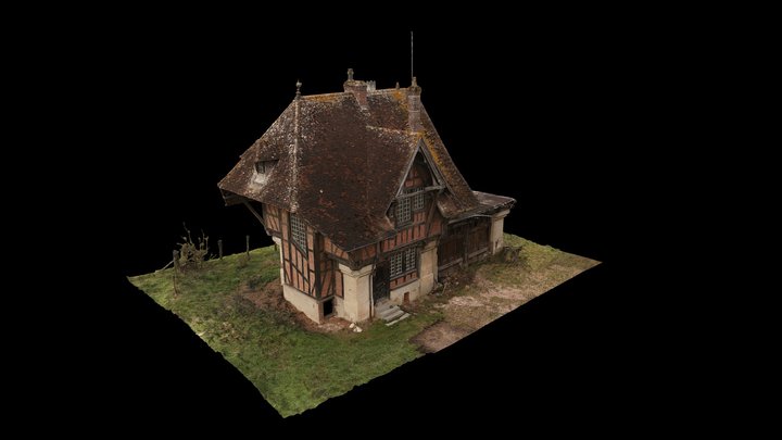 Petite maison normande 3D Model